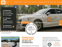 Tablet Screenshot of fahrschulegrand.com